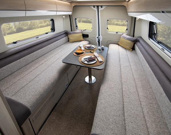 2020 Roller Team Toleno L New Motorhome seating